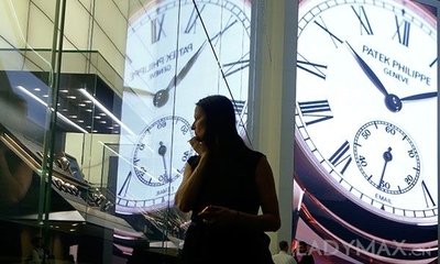 瑞士手表出口量連續(xù)九月下滑，香港市場暴跌38%成主要拖累